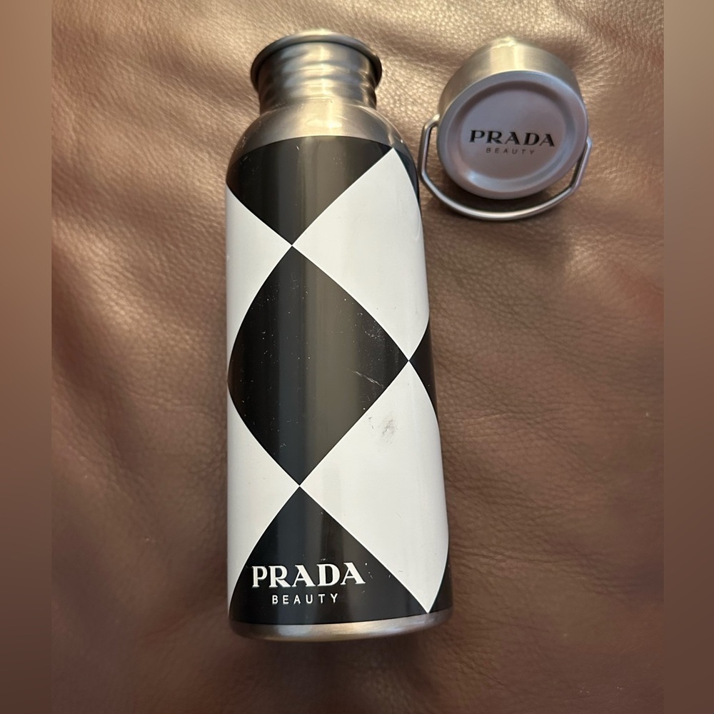 Prada Beauty Monochrome Geometric Water Bottle - Picture 6 of 7